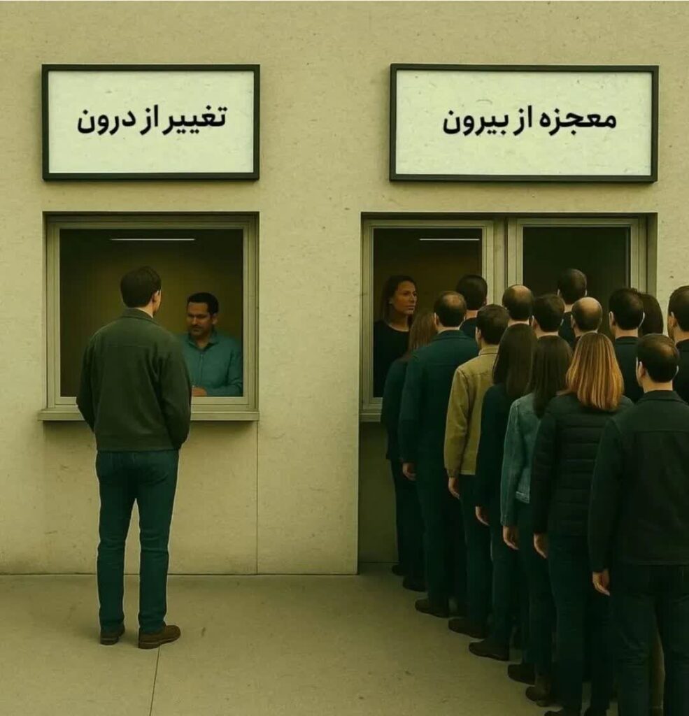 عکس معجزه از بیرون