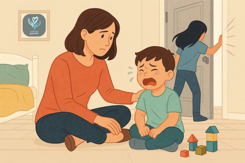 تربیت فرزند و والدگری در استرس