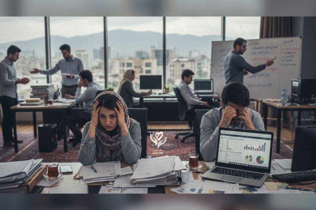 استرس کاری و شغلی